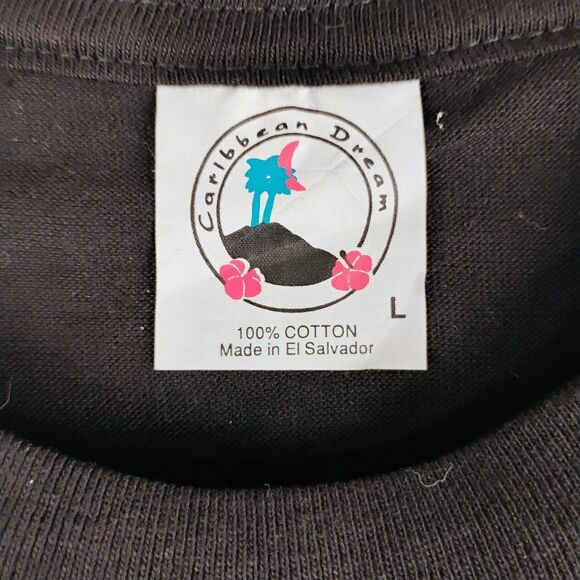 VTG 90's Wizard in Lightning Storm Caribbean Dream AOP T-Shirt Mens Large D&D - Picture 4 of 9